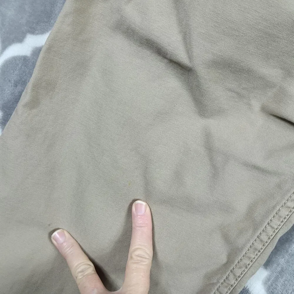 Levis Fatigue Cargo Pants Mens 33x30 Beige Cotton Relaxed Fit Canvas Rugged